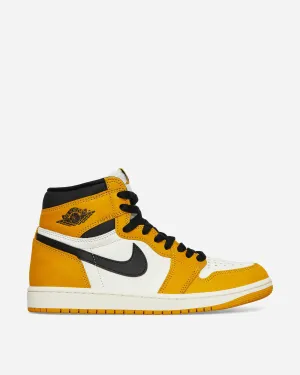 Air Jordan 1 Retro High Sneakers Yellow Ochre