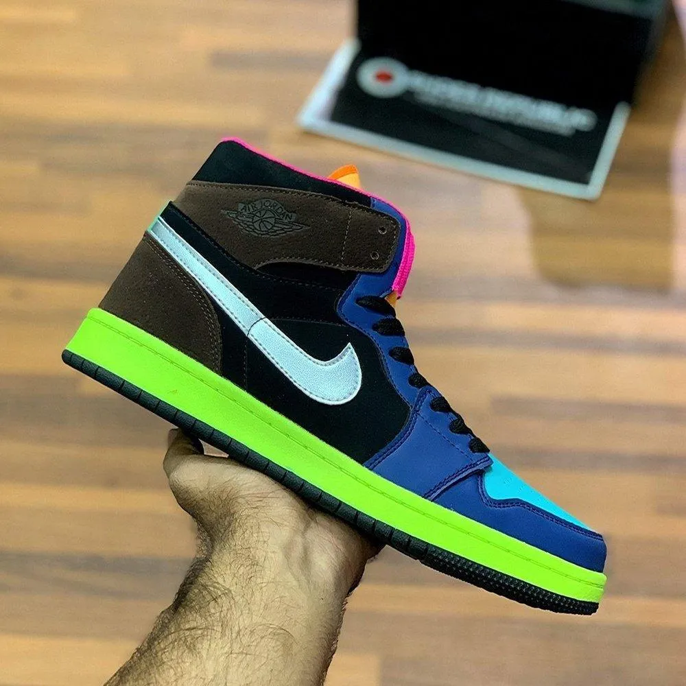 AJ-1 High Bio Hack - Multicolor Sneakers