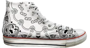 Baggins Original Hi Top Bandana White