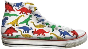 Baggins Original Hi Top Primary Colour Dinosaurs