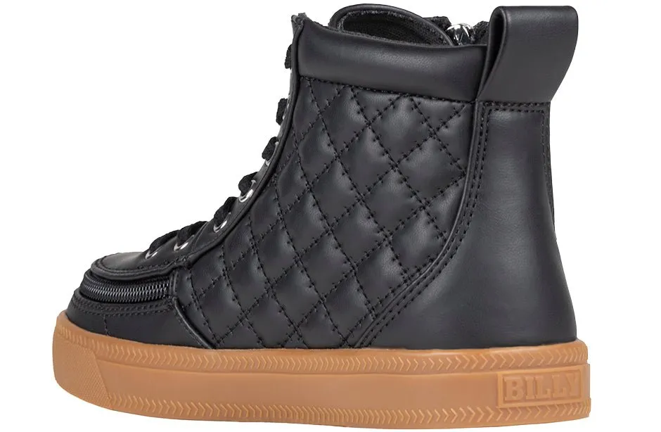 Billy Black/Gum BILLY Classic Quilt High Tops