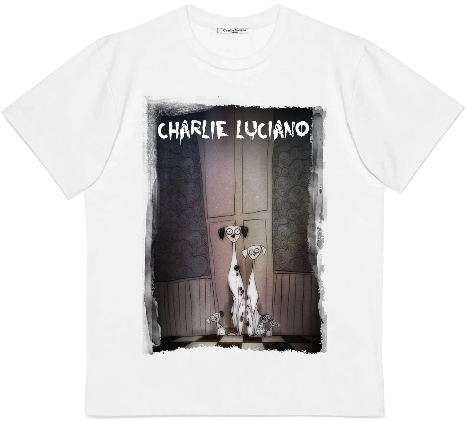 Charlie Luciano 101 Dalmatians T-Shirt White