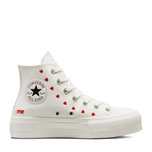 Chuck Taylor All Star Lift Embroidered Hearts