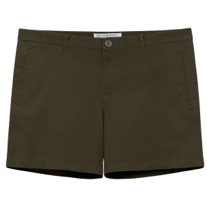 Dark Olive Solid Stretch Holler Shorts