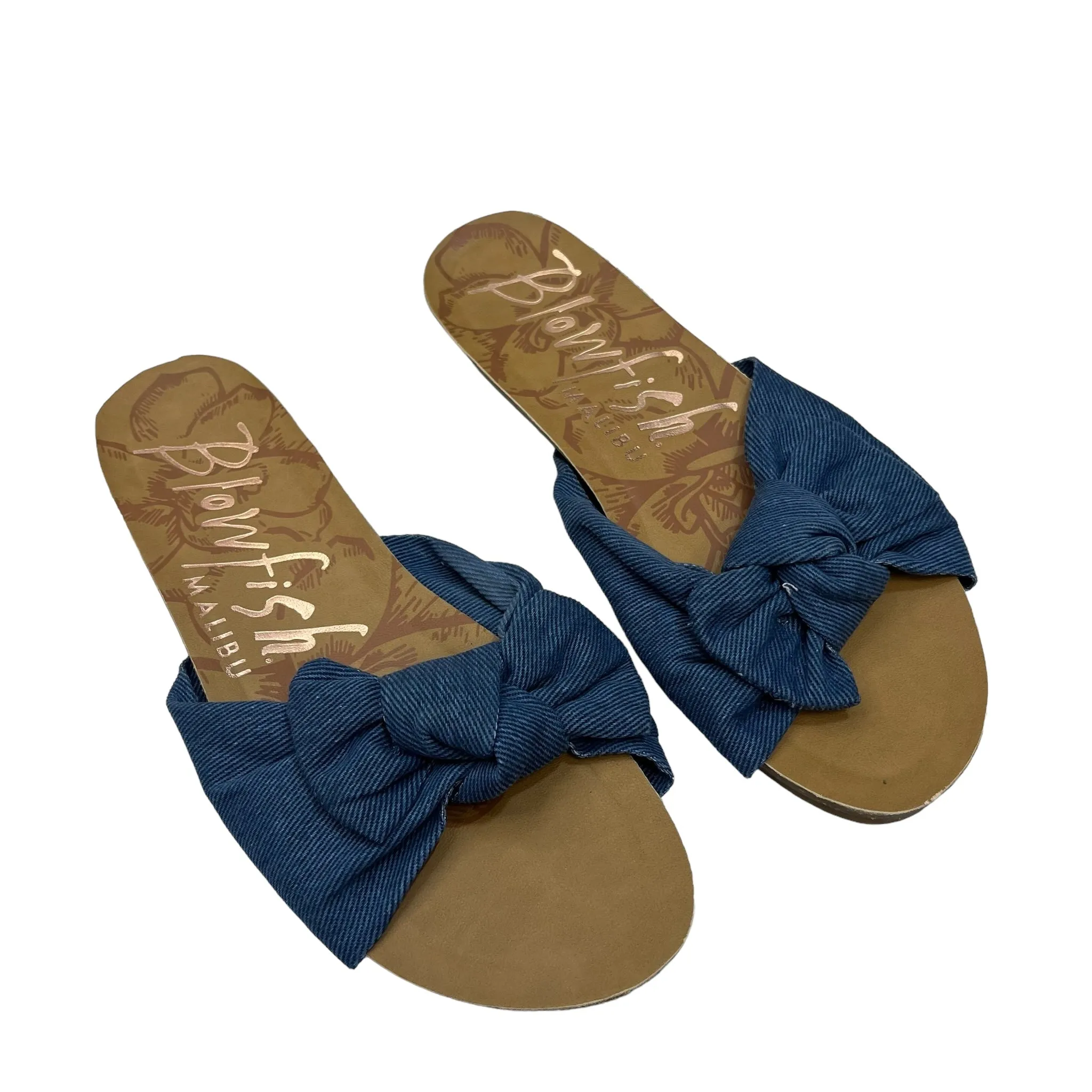 Denim Sandals Flats Blowfish, Size 8.5