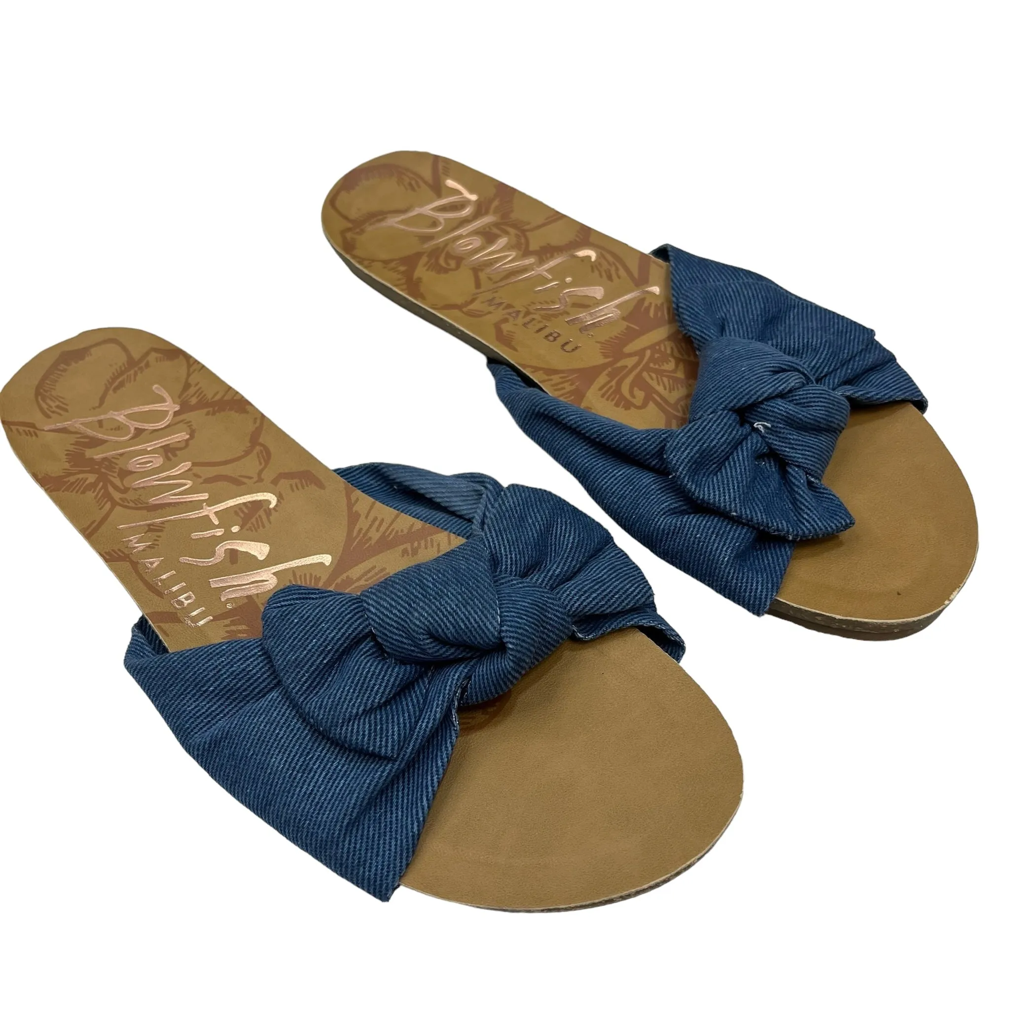 Denim Sandals Flats Blowfish, Size 8.5