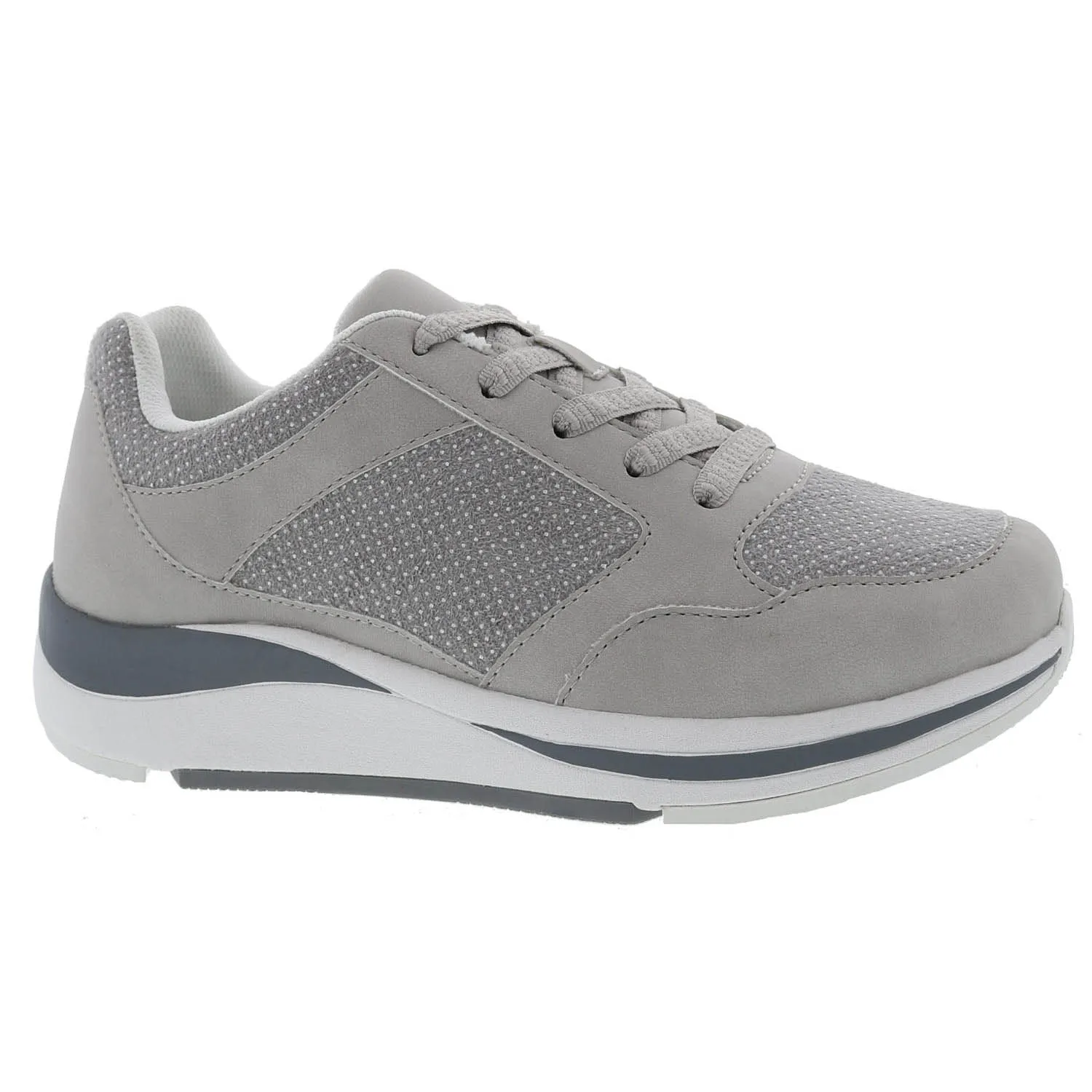 Grey Combo Drew Womens Chippy Casual Shoes for a Stylish Look