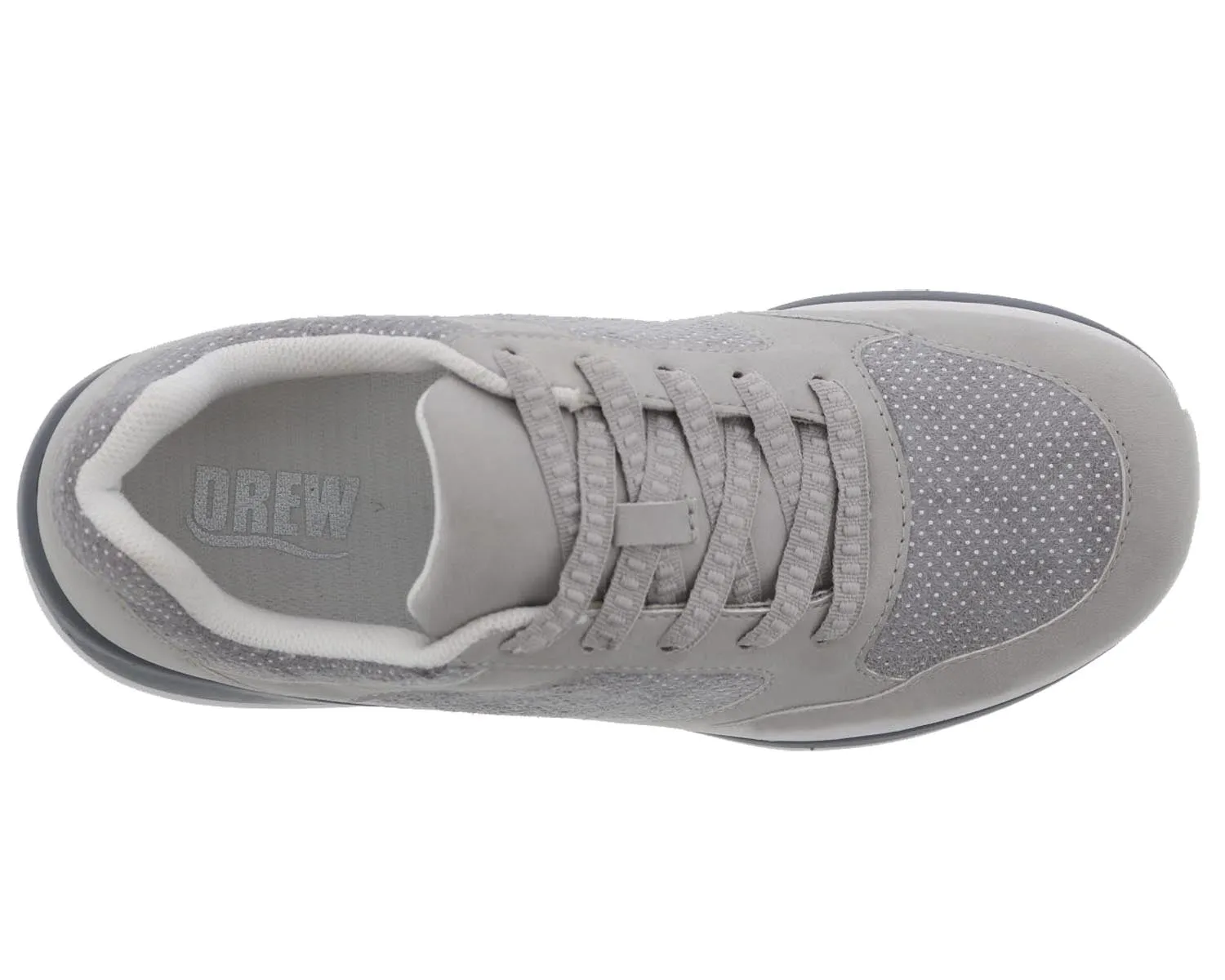 Grey Combo Drew Womens Chippy Casual Shoes for a Stylish Look