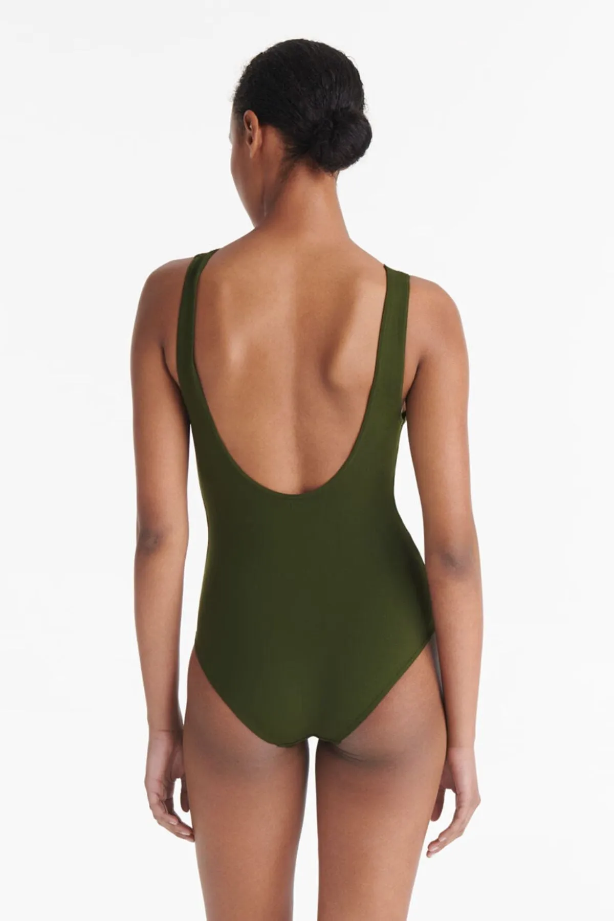 Eres Icone Full Piece Swimsuit - Khaki