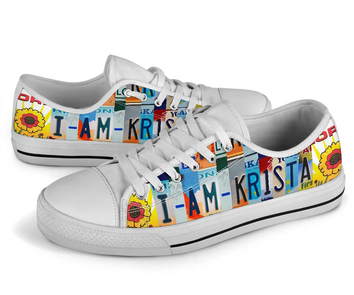 I Am Krista Custom Low Top