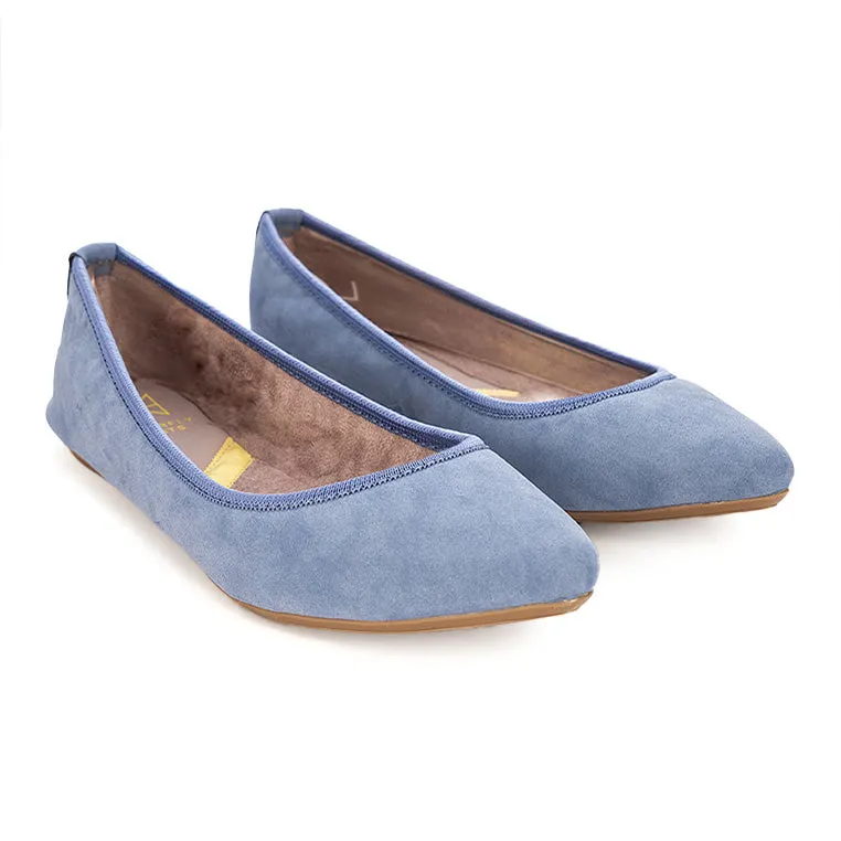 JANEY Ballet Flat Shoes - Blue