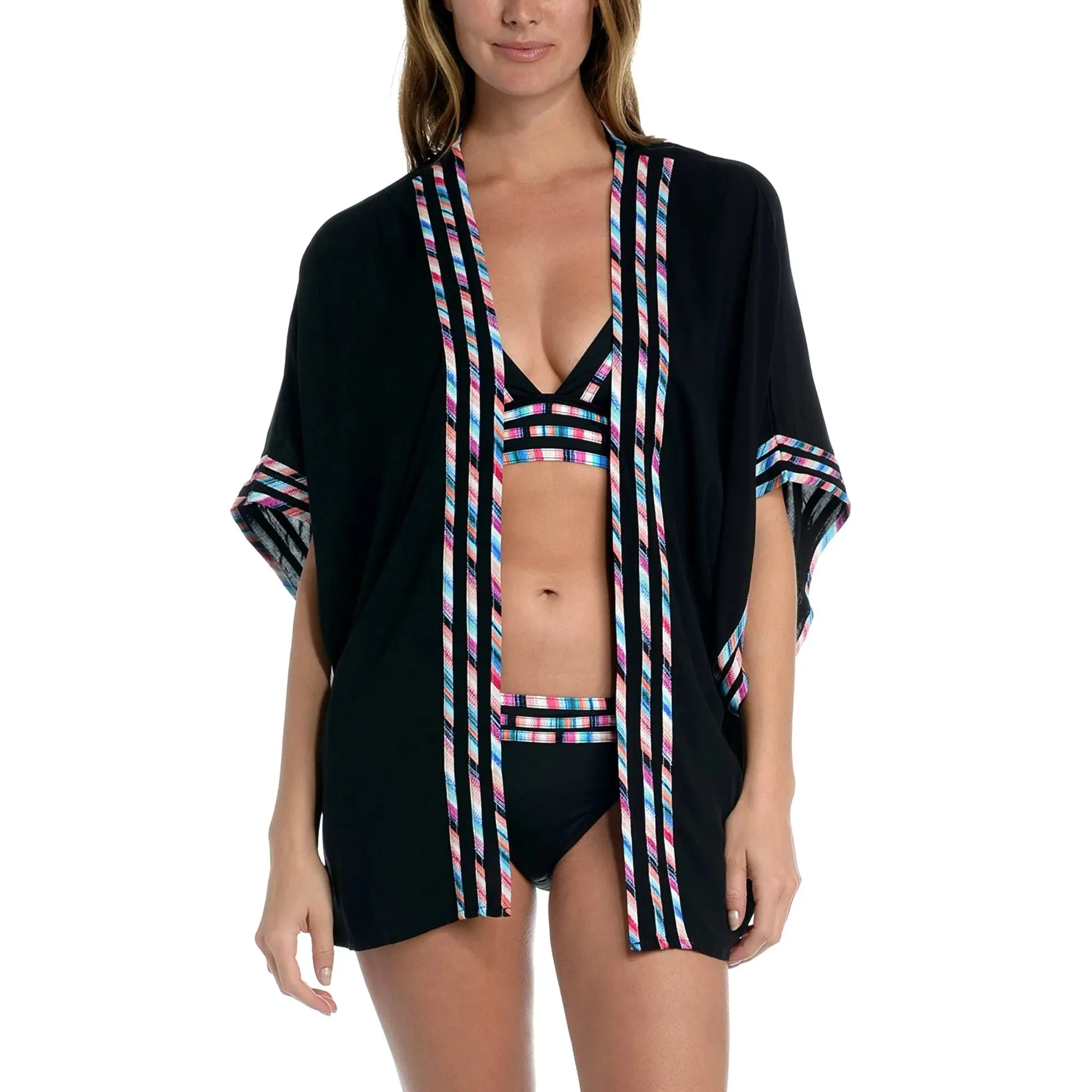 La Blanca Women's Catalina Coast Open Front Swim Cover-Up