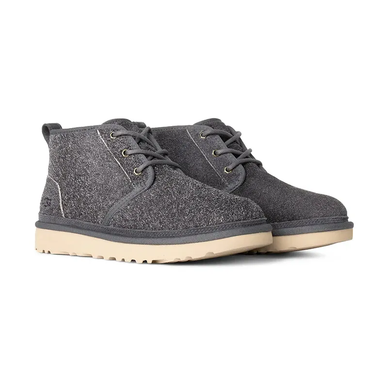 Men's Neumel Shaggy Suede Dark Grey