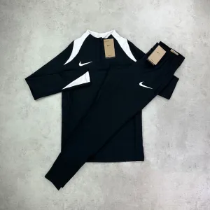 Nike Strike 24 Half Zip/ Pants Tracksuit Set Black/ White