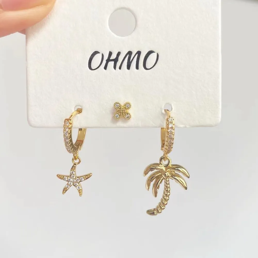 Palm Tree Earring