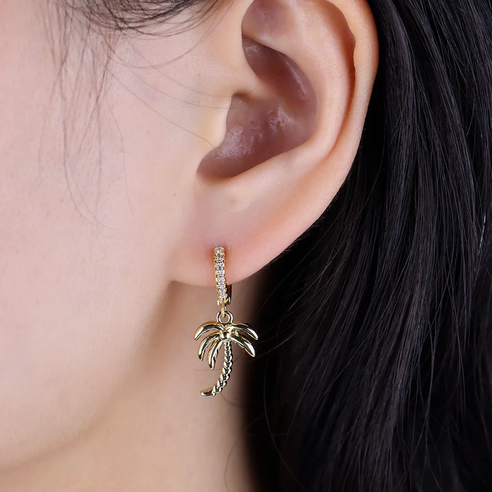 Palm Tree Earring