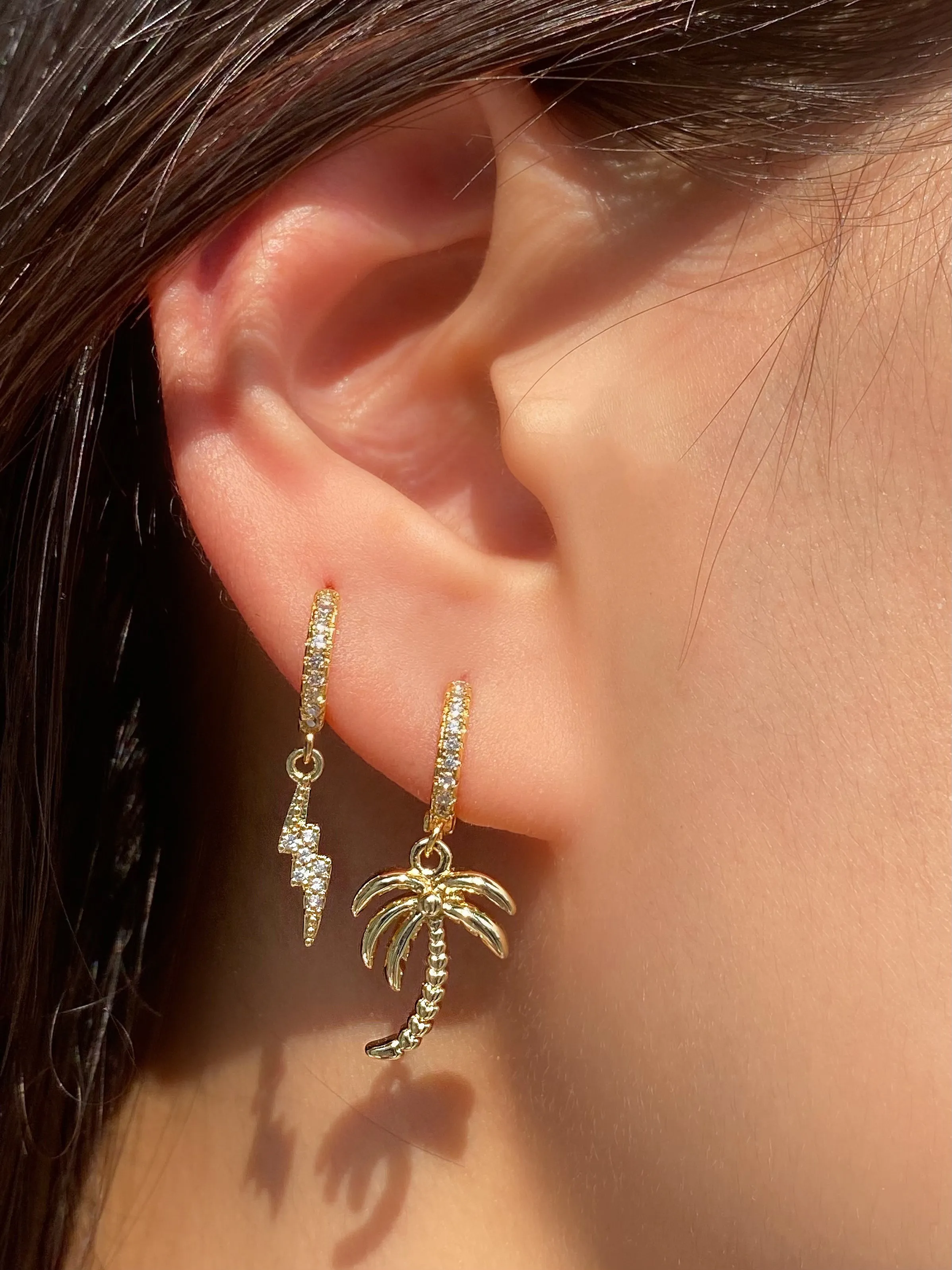 Palm Tree Earring