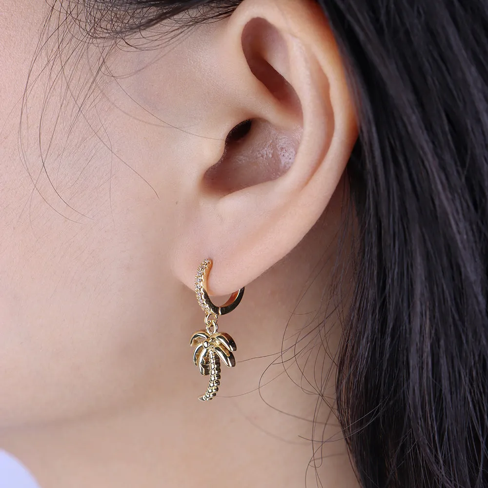 Palm Tree Earring