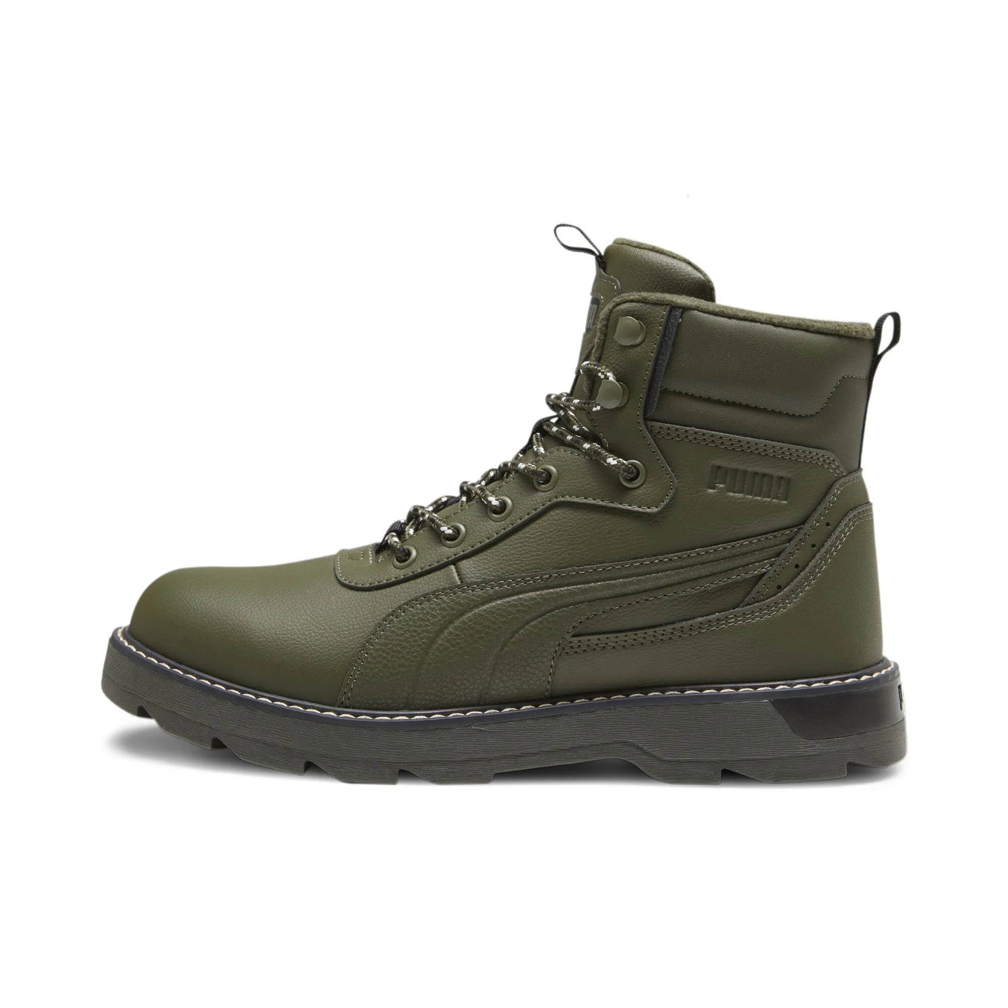 Dark Olive Puma Desierto V3 High-Top Winter Boots