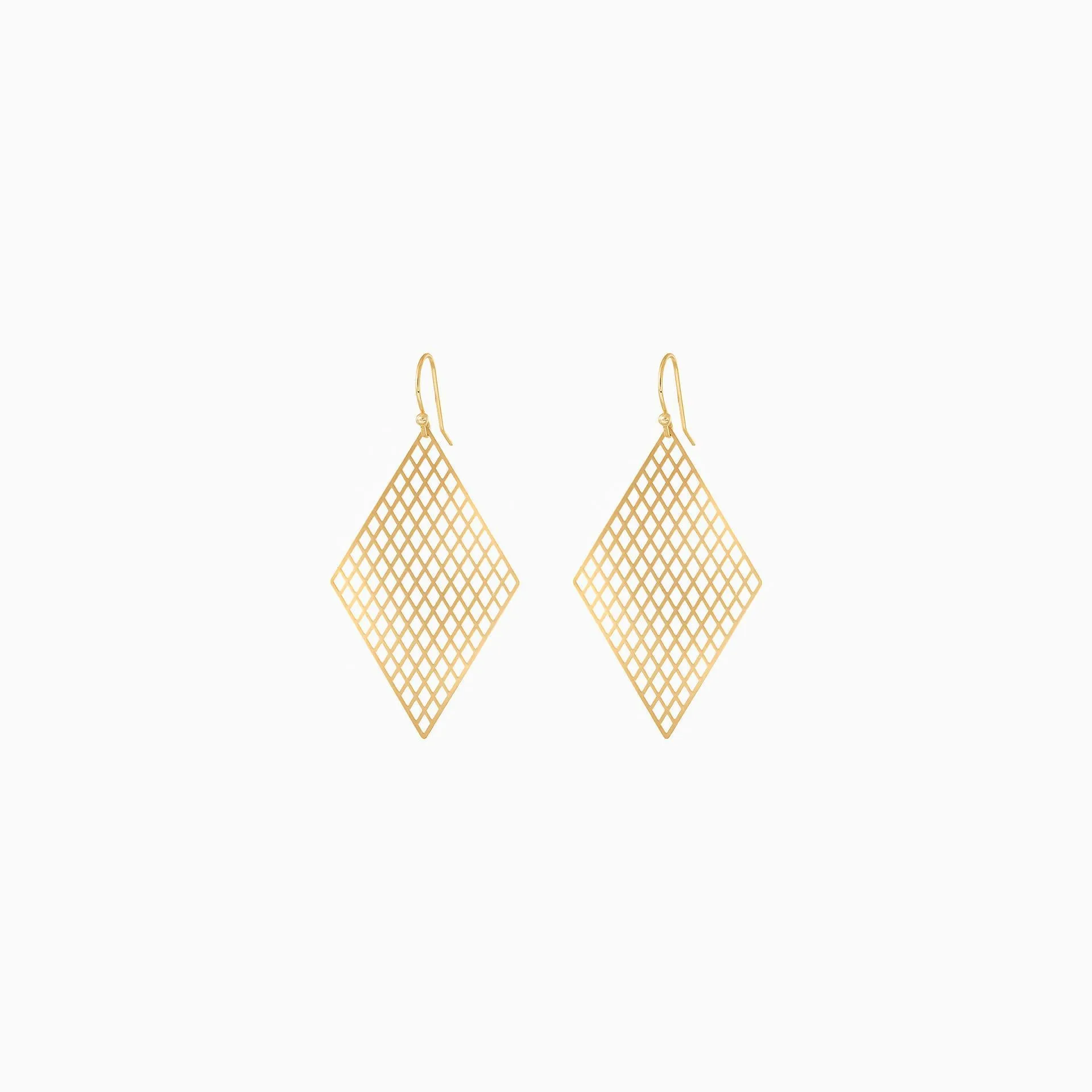 Rhombus Honeycomb Earrings