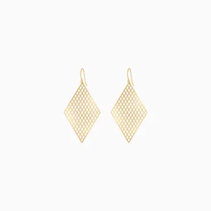 Rhombus Honeycomb Earrings