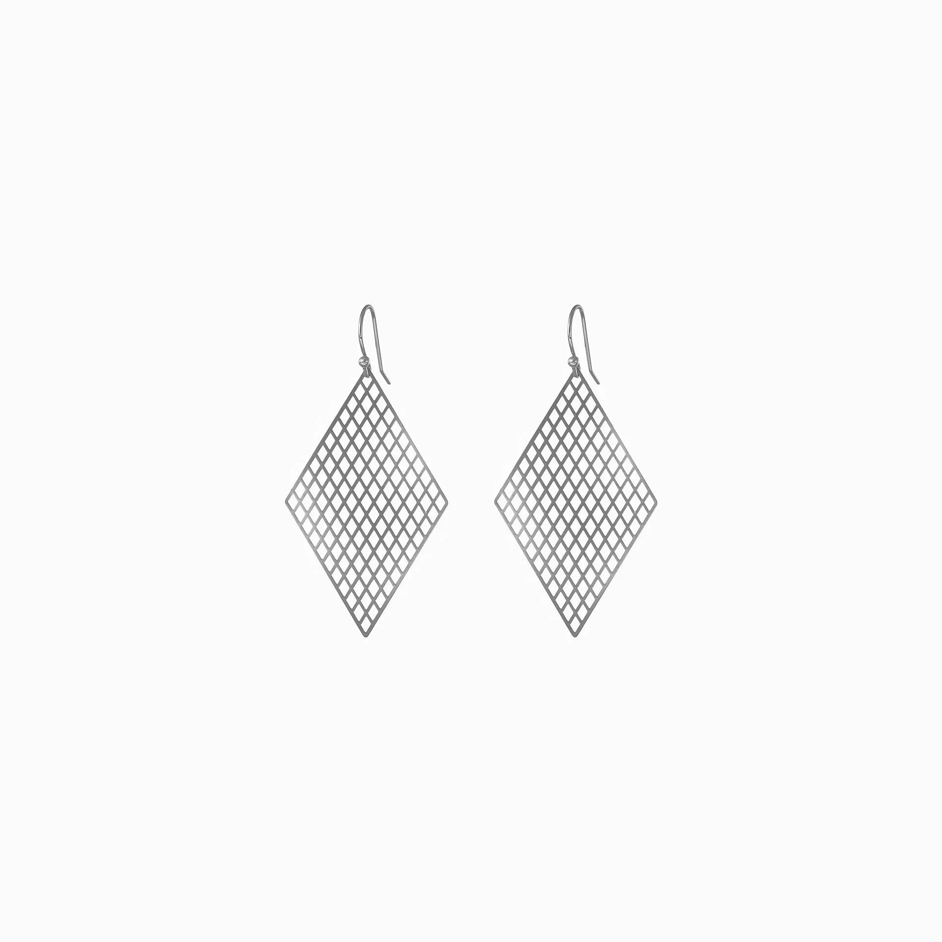 Rhombus Honeycomb Earrings