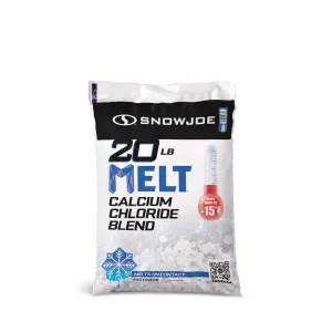 Snow Joe MELT20ESB Calcium Chloride Ice Melt Blend | 20-Lbs.