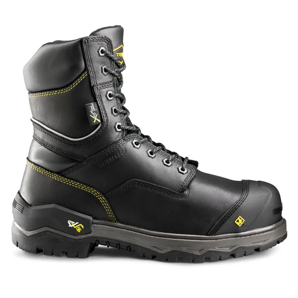 Terra Gantry Men's 8" Composite Toe Work Safety CSA Boot with Internal MET Guard TR0A839CBLK - Black