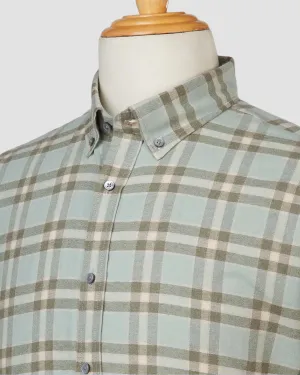 Thomas Mason Verde Checked Shirt