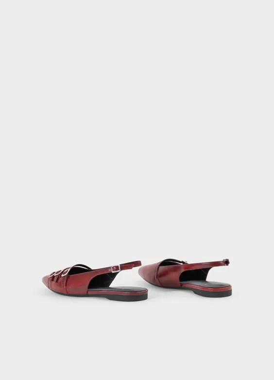 VAGABOND HERMINE SLING BUCKLE RED